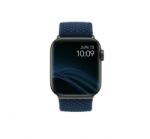 UNIQ Apple Watch 42/44/45 mm Uniq Aspen fonott szíj kék