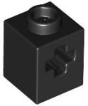 LEGO® 73230c11 - LEGO fekete technic kocka 1 x 1 méretű, X-lyukkal (73230c11)