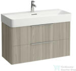 Laufen Base 93x39 cm-es 2 fiókos alsószekrény H810287 mosdóhoz, Világos szil H4024121102621 (H4024121102621)