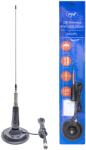 PNI Antena CB PNI LED 2000, 90 cm, cu baza magnetica 145mm, 26-28 MHz, 500 Watt, ilumineaza in timpul emisiei (PNI-LED20-BM) - eldaselectric