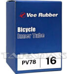 Vee Rubber 16x2, 50 PV78 dobozos elektromos kerékpár tömlő