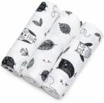 T-TOMI TETRA Cloth Diapers HIGH QUALITY mosható pelenkák Owls 70x70 cm 3 db