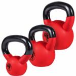Gorilla Sports Kettlebell szett gumírozott 8-12 kg (100642-00012-0028) - kokiskashop