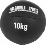 Gorilla Sports Műbőr medicinlabda fekete 10 kg