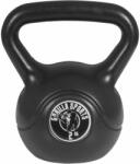 Gorilla Sports Kettlebell súlyzó műanyag 2 kg fekete (100342-00006-0006) - kokiskashop