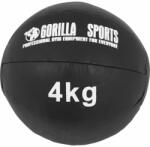 Gorilla Sports Medicinlabda 4 kg fekete