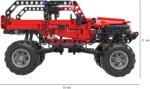 COGO Racing terepjáró jeep | 501 db építőkocka | lego-technic-kompatibilis építőjáték | COGO 5801 (5801)