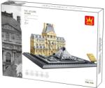 WANGE Párizsi Louvre - Franciaország | 785 db építőkocka | lego-kompatibilis építőjáték | WANGE 4213 (4213)