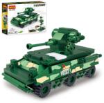 COGO 2-az-1-ben páncélozott harckocsi vagy tank | 185 db építőkocka | lego-kompatibilis építőjáték | COGO 7002 (7002)