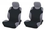 AMiO Huse auto tip maiou fata negru 2 buc (AVX-AMSE87266) - Technodepo