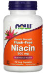 NOW Niacin, Vitamina B3, Flush-Free, 500 mg, Now Foods, 90 capsule