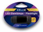 Zelux Led USB tölthető Elemlámpa 0, 5W Fekete