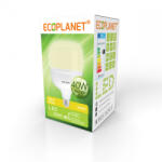 ECOPLANET Bec LED Ecoplanet T120 forma cilindrica, E27, 40W (250W), 3800 LM, F, lumina calda 3000K, Mat (ECO-0204)