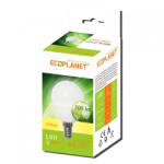 ECOPLANET Bec LED Ecoplanet glob mic G45, E14, 7W (60W), 630 LM, A+, lumina calda 3000K, Mat (ECO-0016)