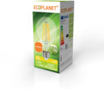 ECOPLANET Bec LED A70 filament Ecoplanet Vintage, E27, 12W (100W), 1440 LM, E, lumina calda 3000K, Clar Transparent (ECO-0262)