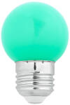 ECOPLANET Bec LED Ecoplanet glob mic verde G45, E27, 1W (10W), 80 LM, A+, Mat (ECO-0196)