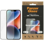 Panzer Ultra-Wide Fit iPhone 14 / 13 Pro / 13 6, 1" antibakteriális Easy Aligner képernyővédő fólia