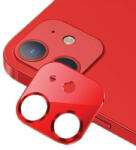 USAMS Camera Lens edzett üveg iPhone 12 mini kameralencsére fém piros BH706JTT03 (US-BH706)