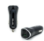 Beline autós töltő 1xUSB-A és 1xUSB-C csatlakozóval 5A 30W fekete