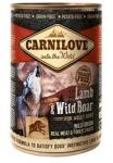 CARNILOVE 6x400g Carnilove Wild Meat Miel si Mistret hrana umeda caini conserva