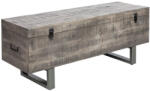 Invicta interior Dulap pentru banca FACTORY LOFT 115 cm lemn de mango gri (39664)
