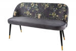 Invicta interior Banca PRET-A-PORTER BOUTIQUE 130 cm catifea gri (41707)