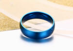 Maria King VNOX nemesacél karikagyűrű, több méretben - kék, 11-es (WEN688)