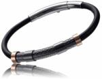 Time Force eredeti férfi karkötő, fekete-gold-ezüst (21 CM) - dobozzal (BiB-S0321661-TS5097BR23)