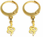 Maria King Arany színű nemesacél Kígyós fülbevaló (STM-405-f)