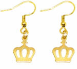 Maria King Arany színű nemesacél Korona fülbevaló (STM-729-f)