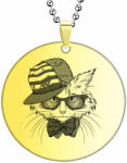 Maria King Cool Cat medál lánccal vagy kulcstartóval (STM-M-043)