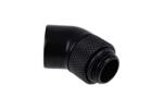 Alphacool Eiszapfen 45 ° forgatható adapter G1 / 4 külső menet G1 / 4 belső menetes - Deep Black /17246/