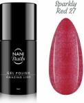 Naní Amazing Line gél lakk 5 ml - Sparkly Red
