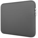 Gigapack tok álló, textil (ütésálló belső réteg, cipzáras, univerzális, 11-12" méret) szürke (GP-110217) - rufusz