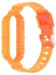 gigapack Xiaomi Mi Band 5 pótszíj (egyedi méret, szilikon, ütésálló, állítható) narancs (GP-107229)