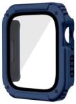 gigapack Apple Watch Series SE 40mm műanyag keret (bumper, ütésálló + kijelzővédő üveg) sötétkék (GP-125073)