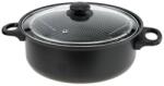 Excellent Houseware Tigaie cu capac din sticlă, 26 cm 170000105 (443277)