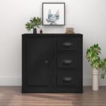 vidaXL Servantă, negru, 70x35, 5x67, 5 cm, lemn prelucrat (816193) Comoda