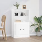 vidaXL Dulap înalt, alb, 60x35, 5x103, 5 cm, lemn prelucrat (816312) Comoda