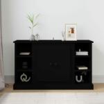 vidaXL Servantă, negru, 100x35, 5x60 cm, lemn prelucrat (816441) Comoda