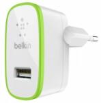 Belkin hálózati töltő USB csatlakozással 2.1 A zöld-fehér (F8J052cwWHT)