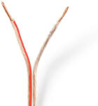 Nedis Hangszóró kábel | 2x 1.50 mm2 | CCA | 15.0 m | Kerek | PVC | Átlátszó | Zsugor csomagolás (CAGW1500TR150)