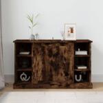 vidaXL Servantă, stejar fumuriu, 100x35, 5x60 cm, lemn prelucrat (816445) Comoda