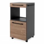 finori Dulap de depozitare cu roți "Palma 35A", gri antracit/bambus 003254 (443238) Comoda