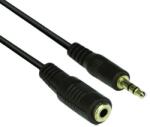 VCOM Аудио Кабел VCom CV202, 3.5mm Jack(м) към 3.5mm Jack(ж), 5m, черен (DK1488)