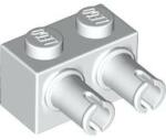 LEGO® 30526c1 - LEGO fehér kocka 1 x 2 méretű, 2 pin csatlakozóval (30526c1)
