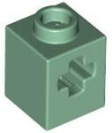 LEGO® 73230c48 - LEGO homokzöld technic kocka 1 x 1 méretű, X-lyukkal (73230c48)