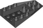 LEGO® 4856bc11 - LEGO fekete kocka 4 x 6 méretű, 2 oldalon lecsapott (4856bc11)