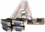 StarTech MPEX4S552 Mini PCIe - 4x DB-9 Port bővítő (MPEX4S552) - bestmarkt