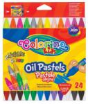 Colorino Kids olajos zsírkréta olaj pasztel 24db 2 metál és 4 neon színnel 36085 (36085PTR)
